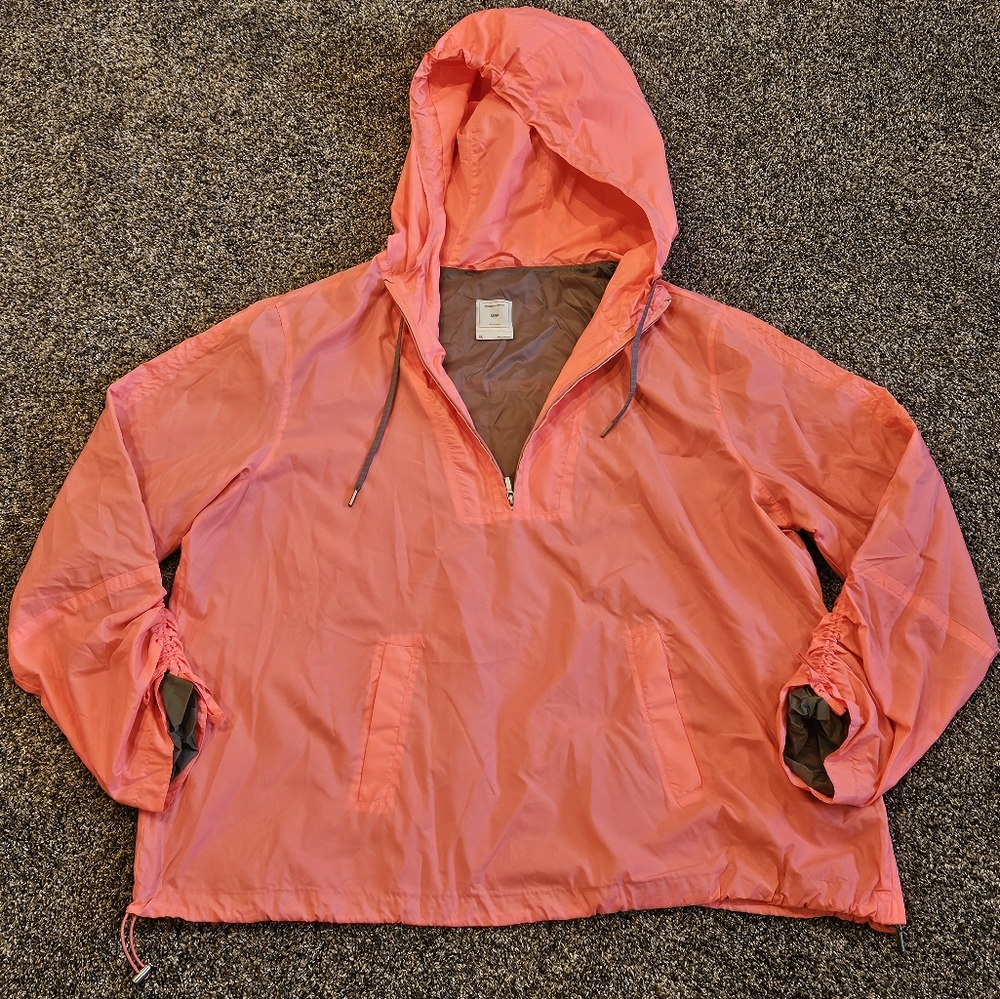 GAP Pink Windbreaker 1/4 Zip Jacket